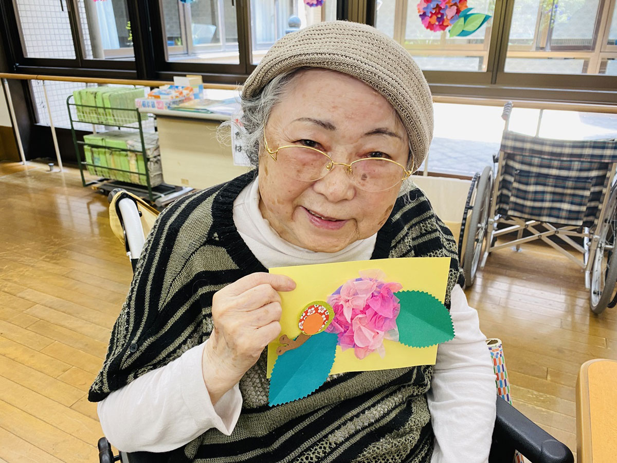 6月の様子 写真：紫陽花