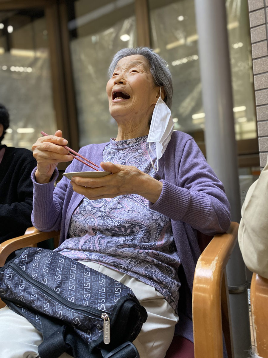 10月の様子 写真：美味しく頂きました